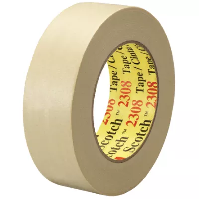 1 1/2" x 60 Yards 3M 2308 Masking Tape 12 Rolls/Case