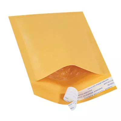10 1/2 x 16" Kraft #5 Self-Seal Bubble Mailers 25/Case