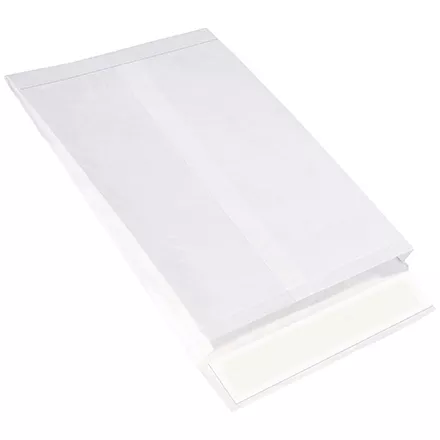10 x 13 x 1 1/2 White End Opening Tyvek Envelope 100/Case