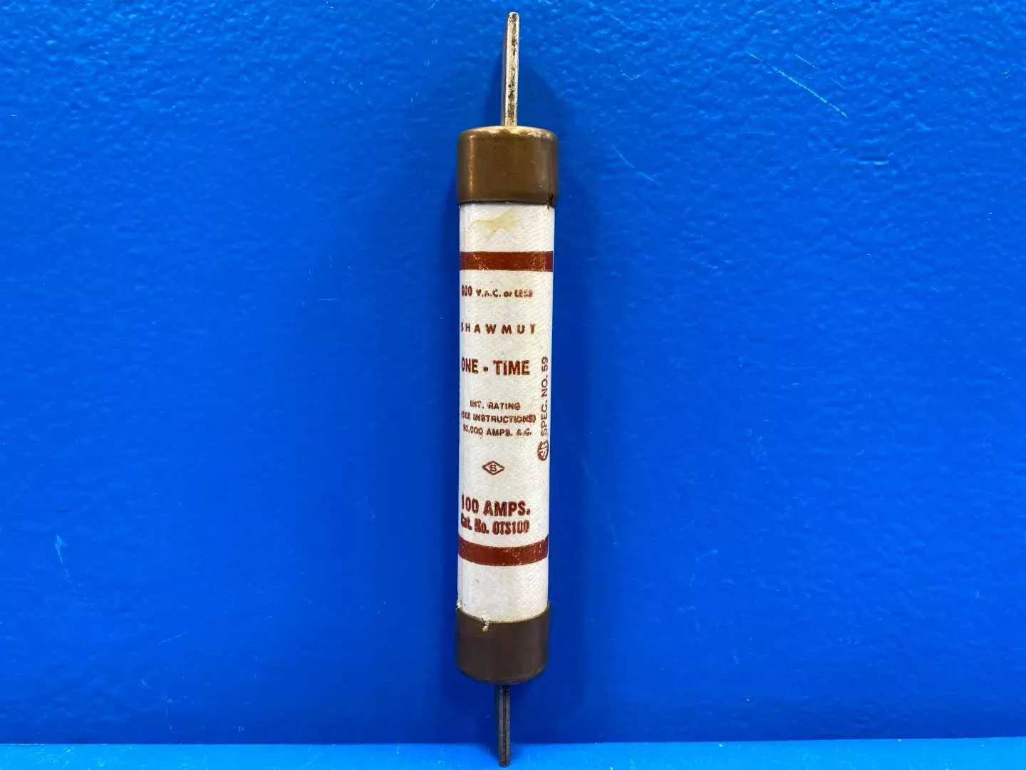 100 Amp Class L Time Delay Fuse 600V Mersen OTS-100