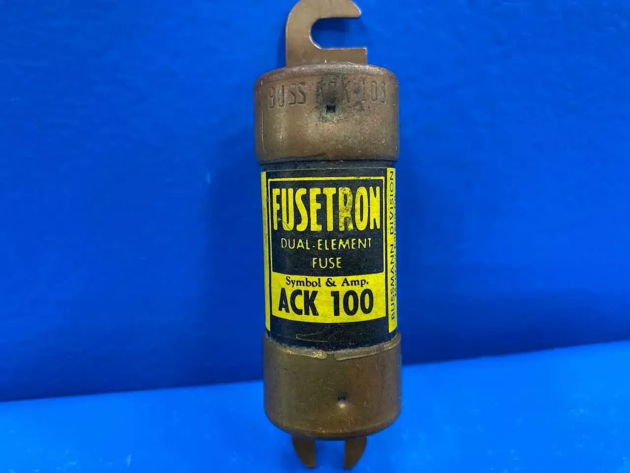 100 Amp Dual-Element Fuse Bussmann Fusetron ACK-100