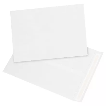 12 x 15 1/2 - White Flat Tyvek Envelopes 100/Case