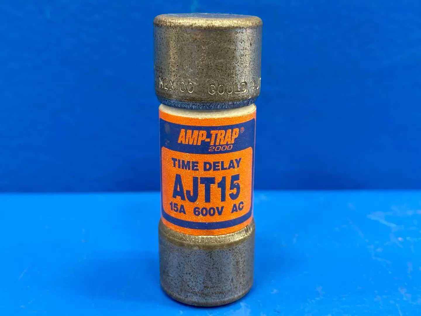 15 Amp Class J Time Delay Fuse 600V Mersen Amp-Trap 2000 AJT-15