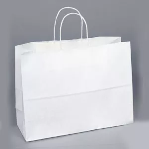 16 x 6 x 12 White Shopping Bag 250/Case