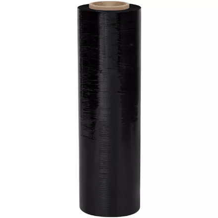 18" x 80ga x 1500' Black Stretch Film 4 Rolls/Case