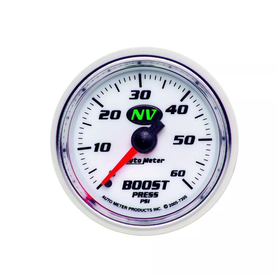 2-1/16in NV/S Boost Gauge 0-60psi