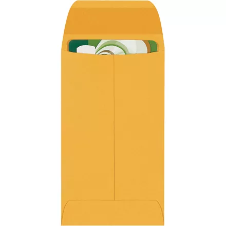 2 1/2 x 4 1/4 Kraft Coin Envelope 5000/Case