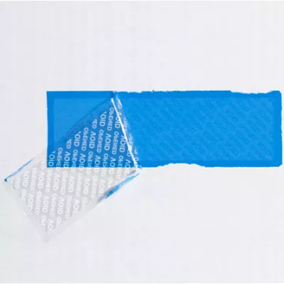 2 x 5 3/4" Blue Tape Logic Security Strips on a Roll 330 (Strips Per Roll) 1 Rolls/Case