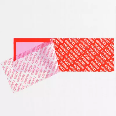 2 x 5 3/4" Red Tape Logic Security Strips on a Roll 330 (Strips Per Roll) 1 Rolls/Case