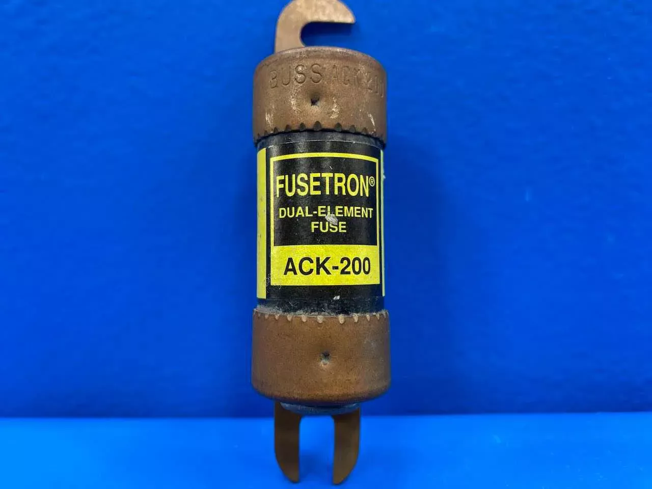 200 Amp Dual-Element Fuse Bussmann Fusetron ACK-200