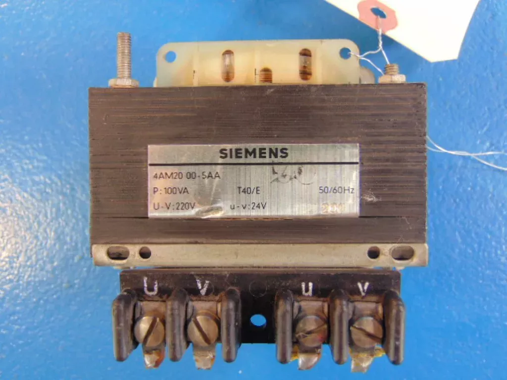 220V 50/60Hz Single-Phase Control Transformer Siemens 4AM2000-5AA (likely 2000 VA - verify nameplate)