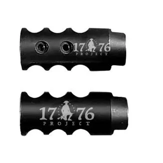 .223/5.56/.22LR Competition Muzzle Brake 1/2×28 Pitch Engraved –1776 PROJECT