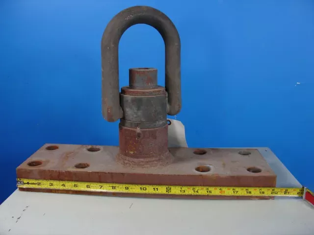25,000 LB Screw-On Hoist Ring Millwright Lifting Eye
