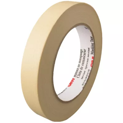 3/4" x 60 Yards 3M 203 Masking Tape 12 Rolls/Case
