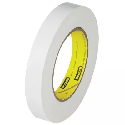 3/4" x 60 Yards 3M 256 White Flatback Tape 48 Rolls/Case