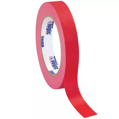 3/4" x 60 Yards Red Tape Logic Masking Tape 12 Rolls/Case