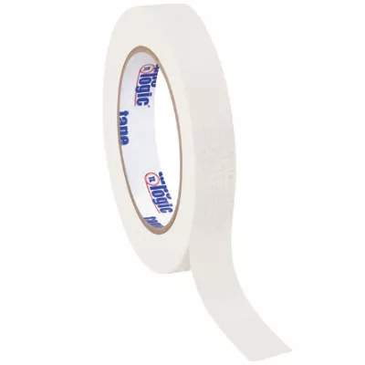 3/4" x 60 Yards White Tape Logic Masking Tape 48 Rolls/Case