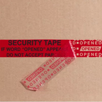 3" x 60 Yards Red Tape Logic Secure Tape 1 Rolls/Case