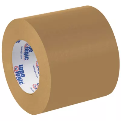 4" x 60 Yards Kraft Tape Logic #5300 Flatback Tape 12 Rolls/Case