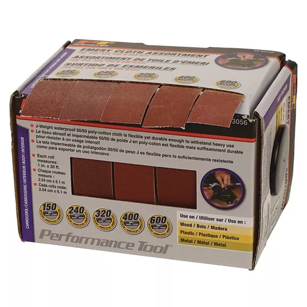 5-Pc Emery Cloth Assortment