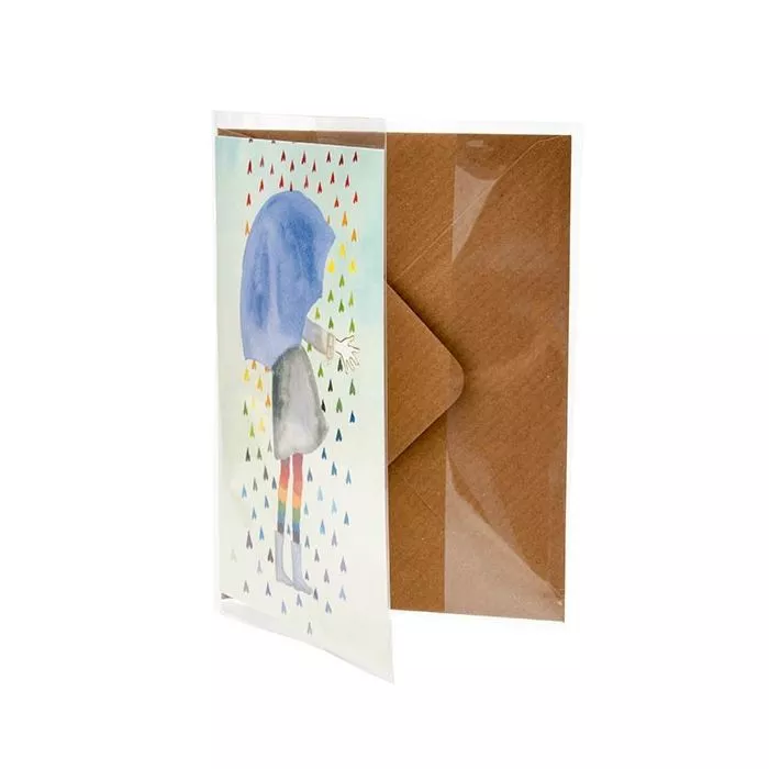 6 Bar 11/16" x 9 3/4" Crystal Clear Card Jacket For A6 Envelope + Card (100 Pieces)