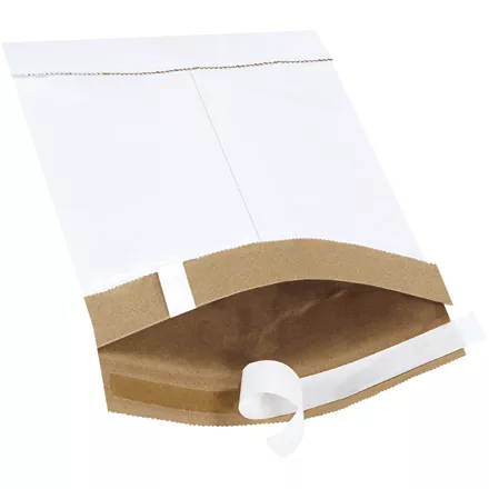 6" x 10" (0) White Self-Seal Padded Mailers 250/Case