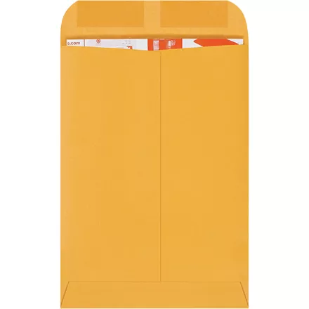 7 1/2 x 10 1/2 Kraft Gummed Envelope 1000/Case