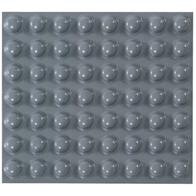 7/16 x 13/64" 3M Bumpon Gray Dome Protective Tape 3000/Case