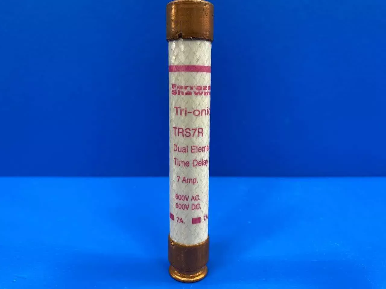 7 Amp Class RK5 Time Delay Fuse 600V Mersen Tri-Onic TRS-7R