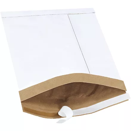 8 1/2" x 12" (2) White Self-Seal Padded Mailers 25/Case