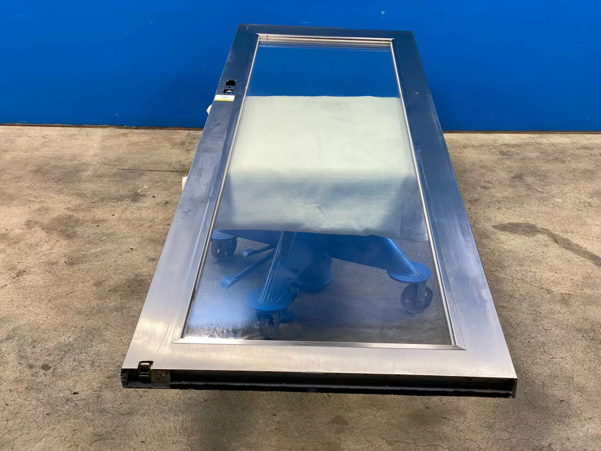9' x 3' Stainless Steel Door GlassFront Door (Dimensions in AD) Mortise Prep