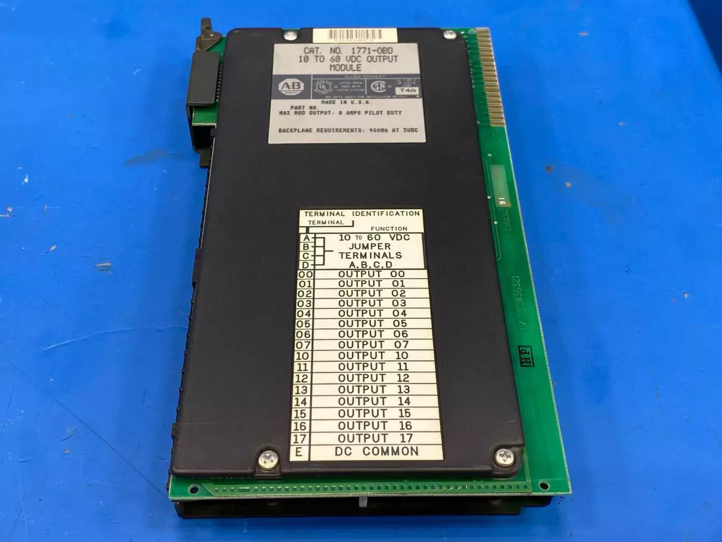 Allen-Bradley 1771-0BD 10 to 60 VDC Ouput Module