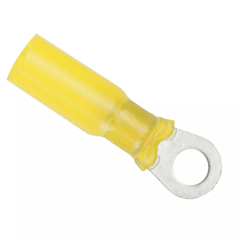 Ancor 12-10 Gauge – #8 Heat Shrink Ring Terminal – 100-Pack