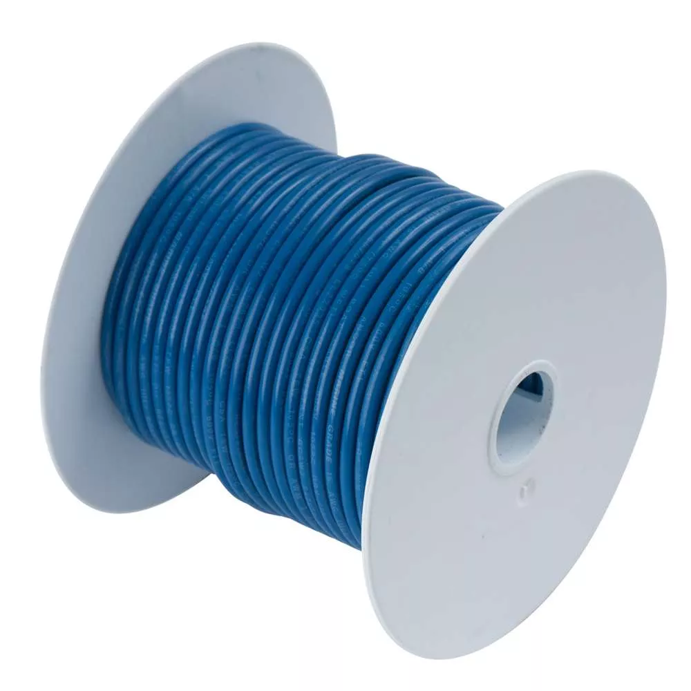 Ancor Dark Blue 14AWG Tinned Copper Wire – 100′