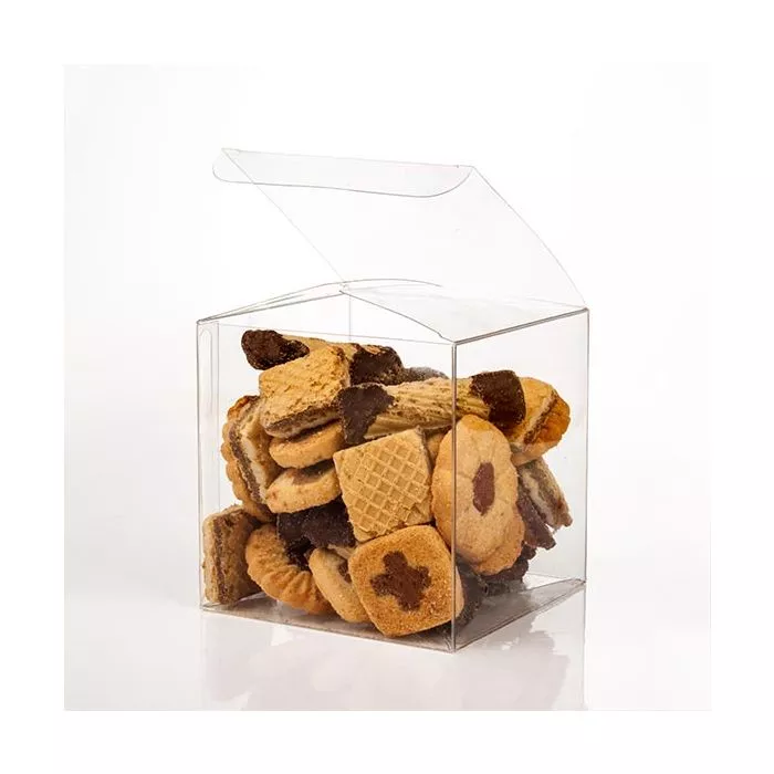 Auto Lock Bottom Food Safe Box, 4" x 4" x 4" (25 pack)