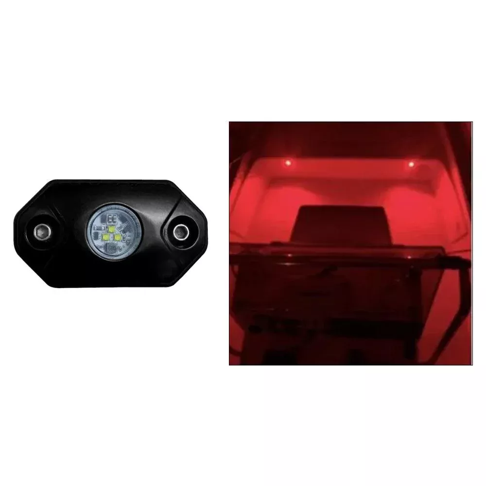 Black Oak Rock Accent Light - Red - Black Housing[RL-R]