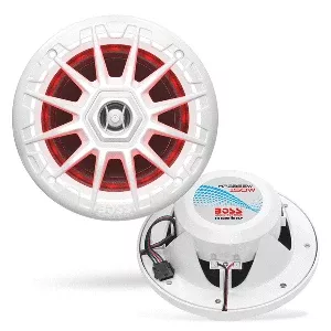 Boss Audio MRGB55W 5.25" Marine Speakers w/RGB Lighting - White [MRGB55W]
