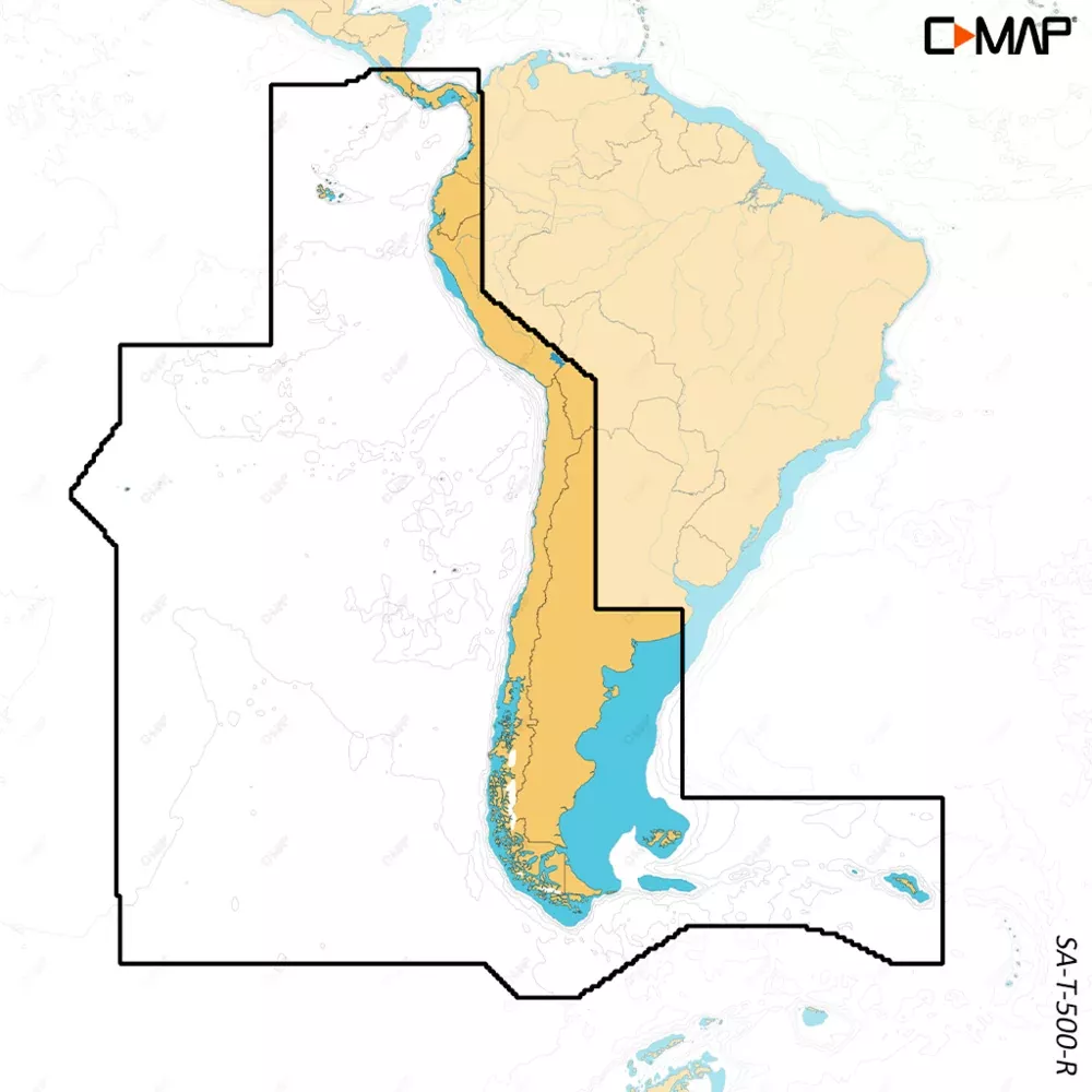C-MAP REVEAL X - Costa Rica ChileFalklands [M-SA-T-500-R-MS]