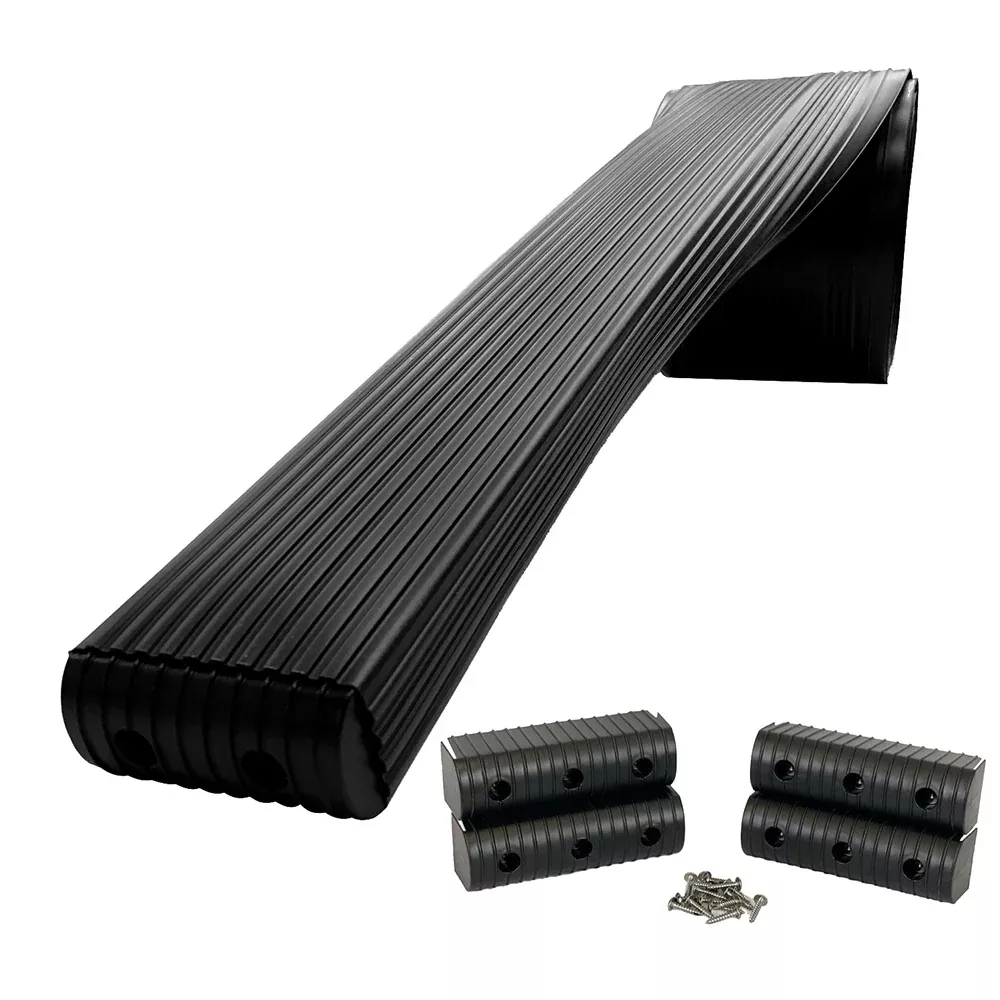 Caliber BunkWrap Kit - Black 16' x 2" x 6" Roll + 4 Caps + HRDW Roll + 4 EndcapsStainless Steel Hardware [23052-BK]