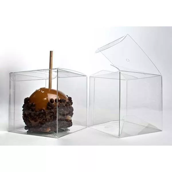 Candy Apple Box (hole top), 4" x 4" x 4" (25 Pieces)