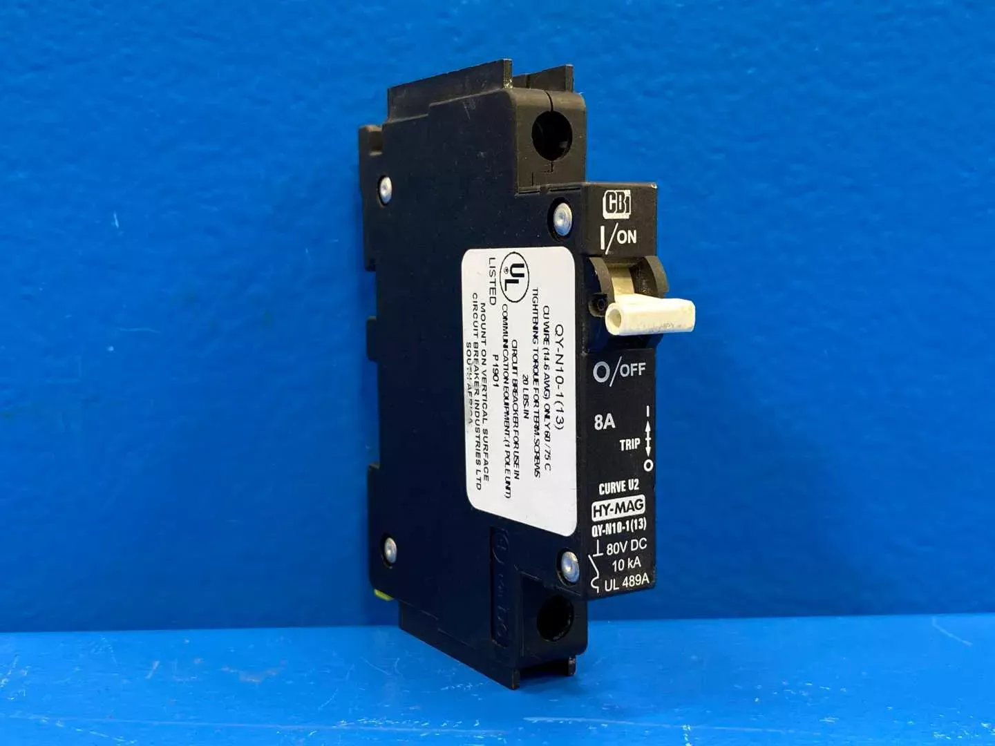 CBI QY-N10-1(13) 8A 1 Pole Circuit Breaker