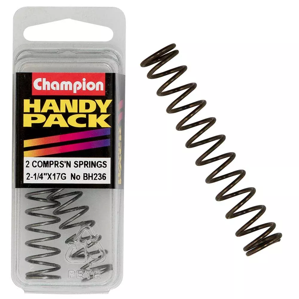 Champion 2-1/4in x 1/2in x 17G C/Spring