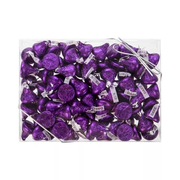 Chocolate Box with Insert, 5 1/8" x 1" x 7 1/8" (100 Pieces)