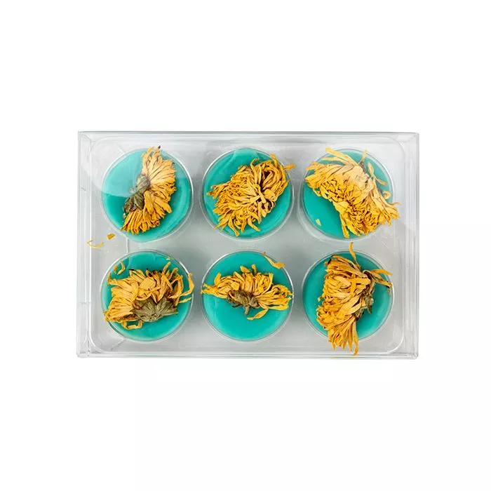 Clear Artisan Candy Box Set, Round Insert, 2 3/4" x 13/16" x 4 1/16" (25 pack)