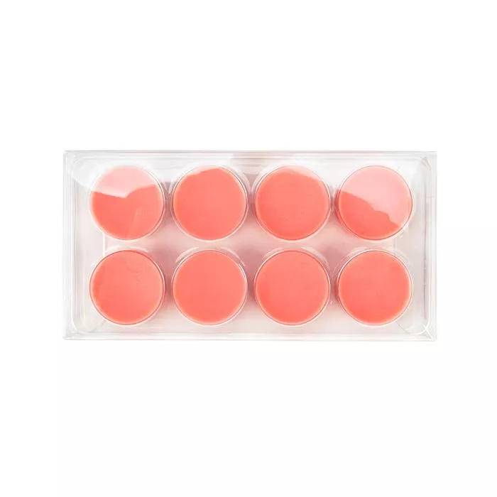 Clear Artisan Candy Box Set, Round Insert, 2 3/4" x 13/16" x 5 7/16" (25 pack)