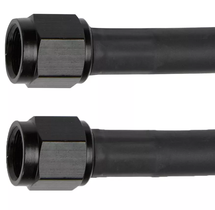 Coated Braided Line 6in #4 Hose -4 Str/-4 Str
