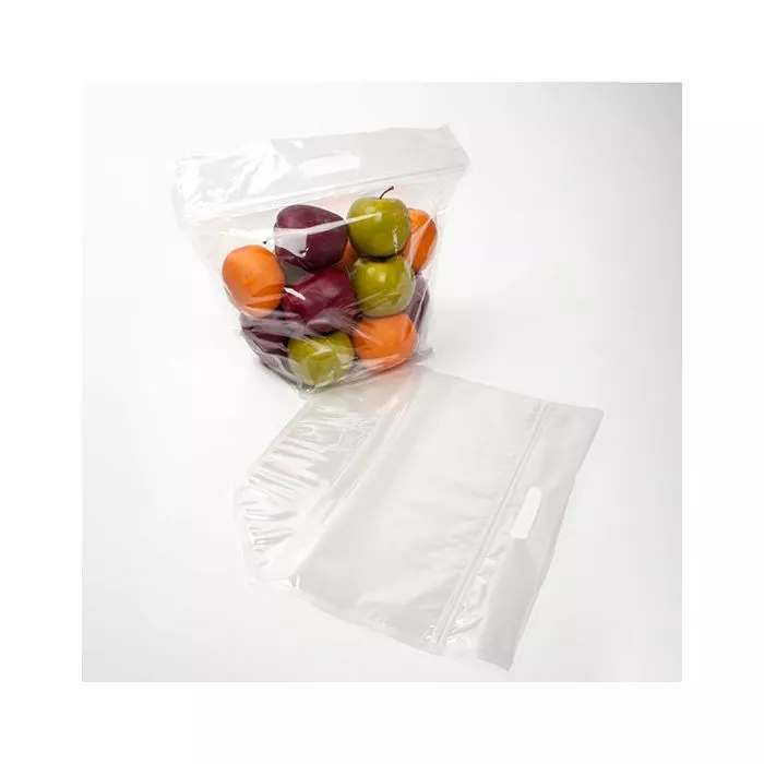 Crystal Clear Zip Handle Flat Bottom Bag, 8" x 4 1/16" x 9" (100 Pieces)