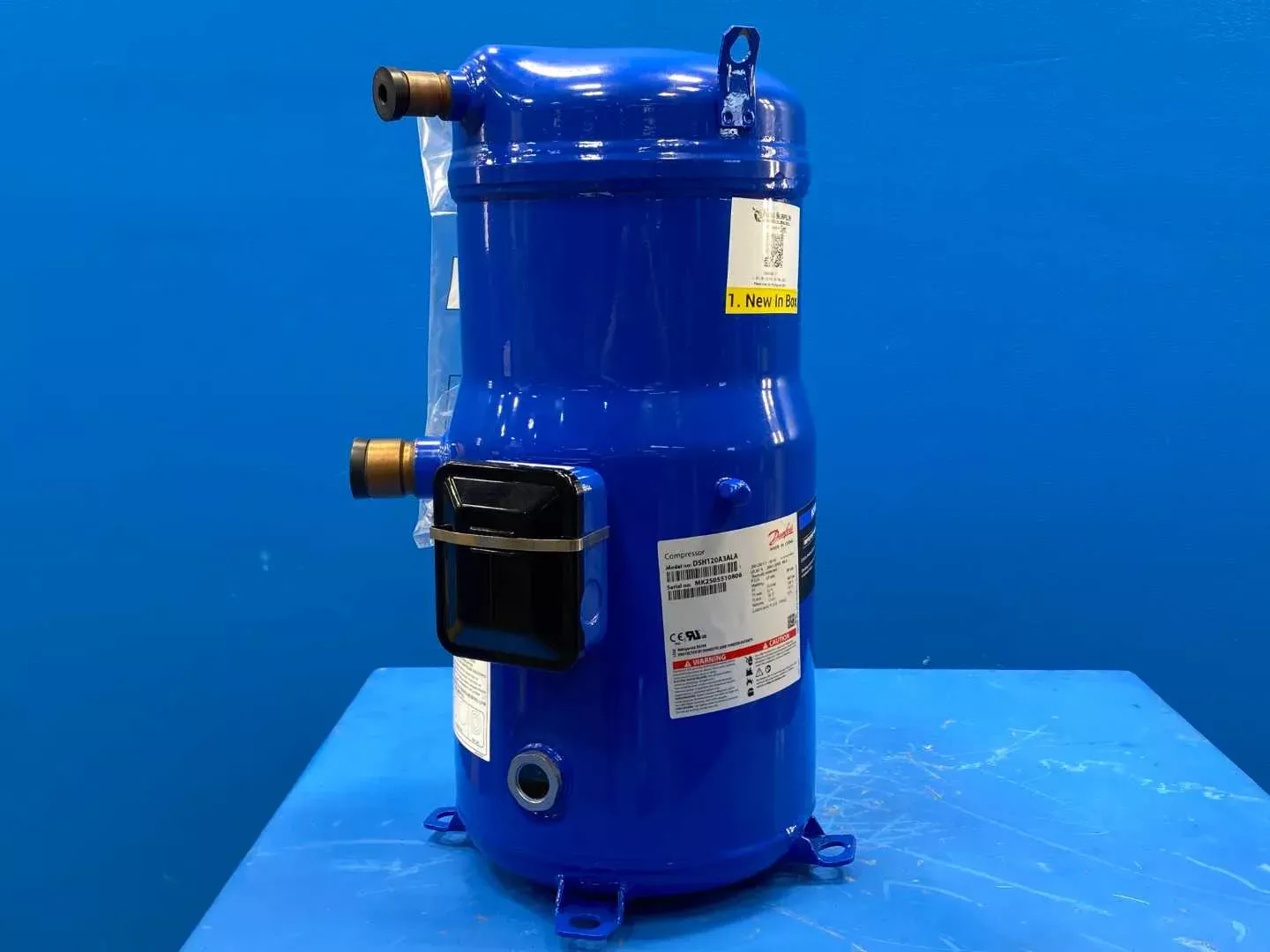 Danfoss Scroll Compressor 10 Ton 120,000 BTU DSH120A3ALA 200-230V 3 Phase R410A