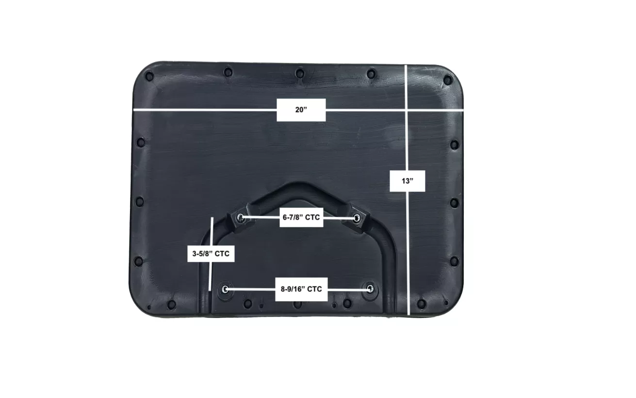 DirectFit™ Black Driver Seat Back Cushion for Kubota