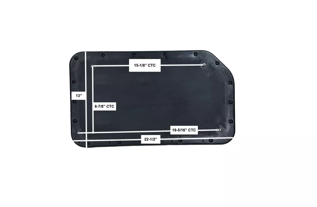 DirectFit™ Black Passenger Seat Back Cushion for Kubota